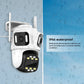 Caméra De Surveillance Extérieure PTZ Triple Objectif Wi-Fi